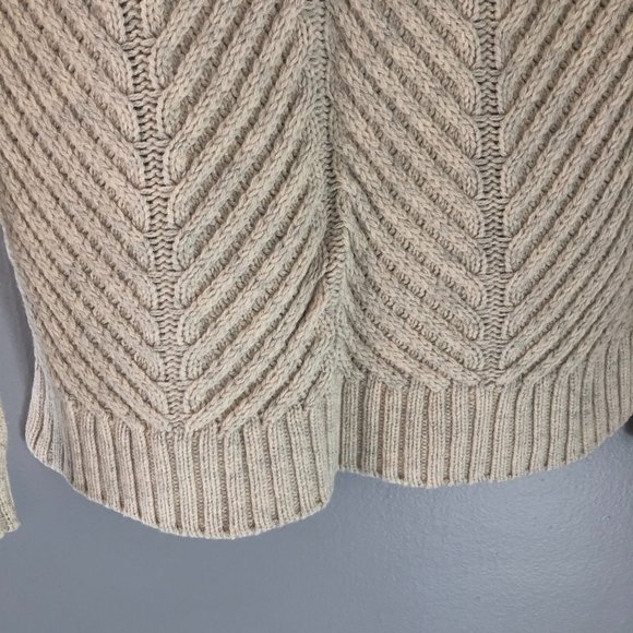 Vince Yak Wool Blend Chevron Knit Turtleneck Sweater XXS - Picture 9 of 12